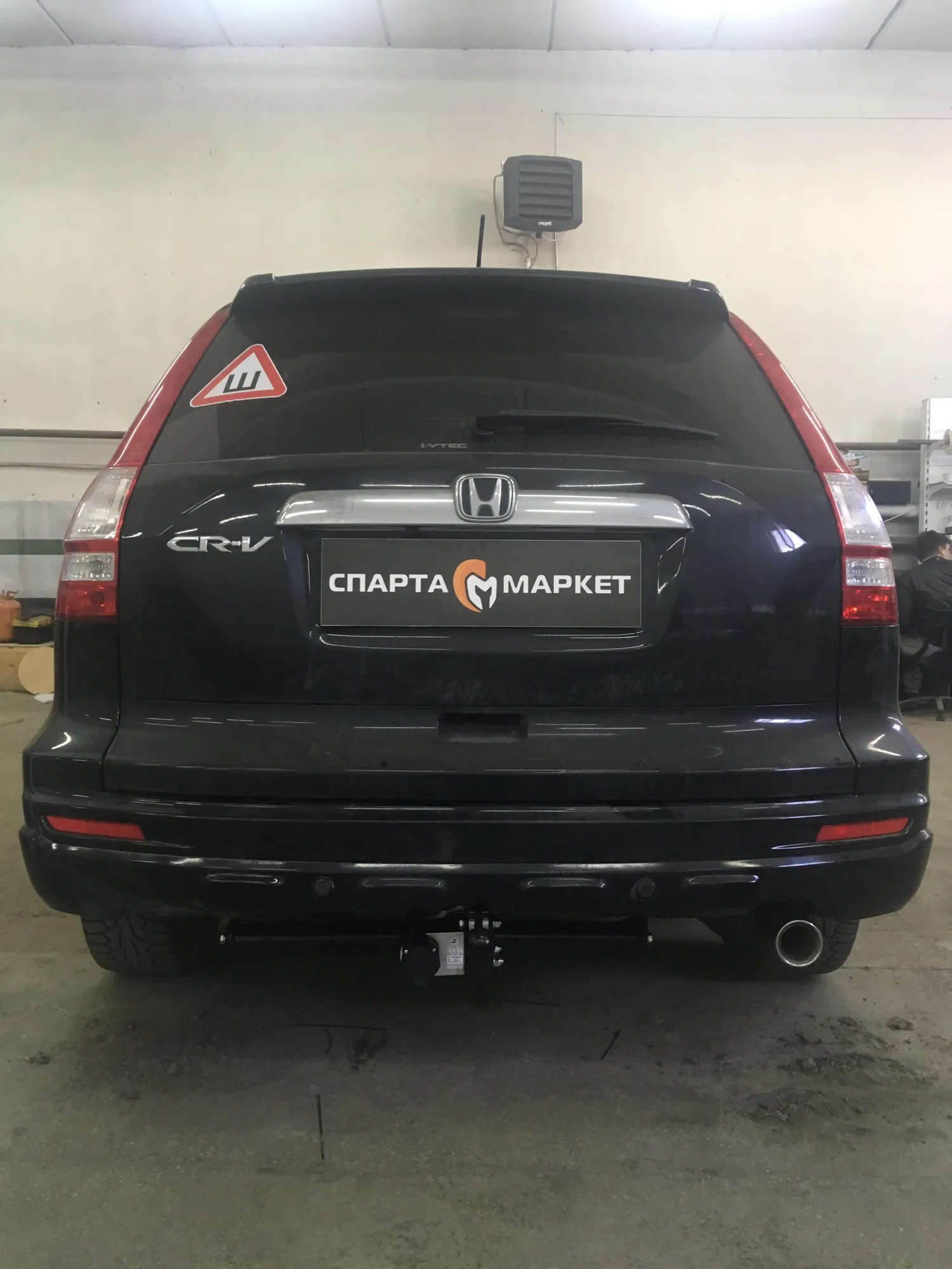 Фаркоп Leader Plus H101-A для Honda CR-V 3 (RE5) 2006-2012, условно съемный шар (тип A)